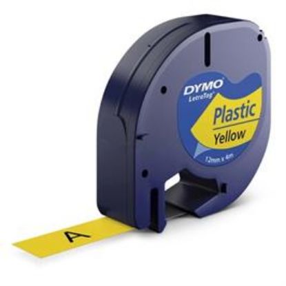 Billede af Labeltape Dymo LetraTag gul